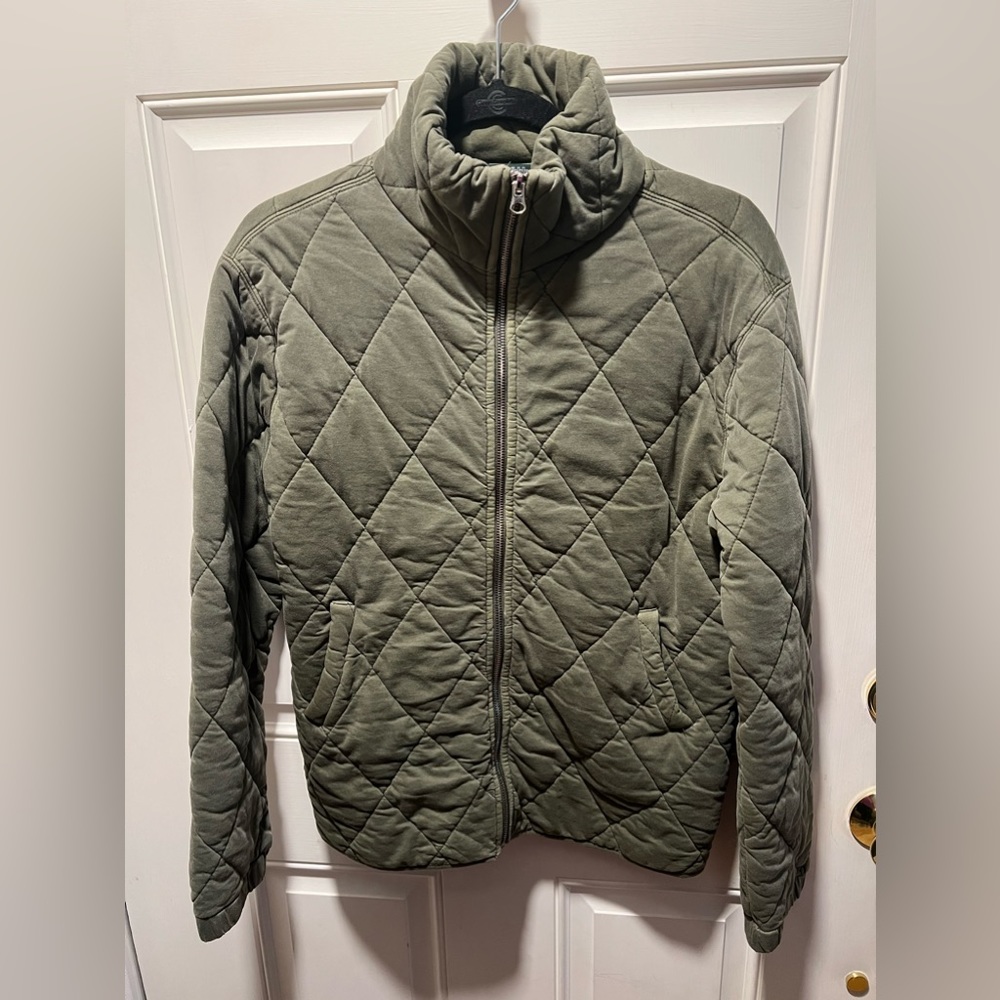 Wild Fable olive green quilted jacket